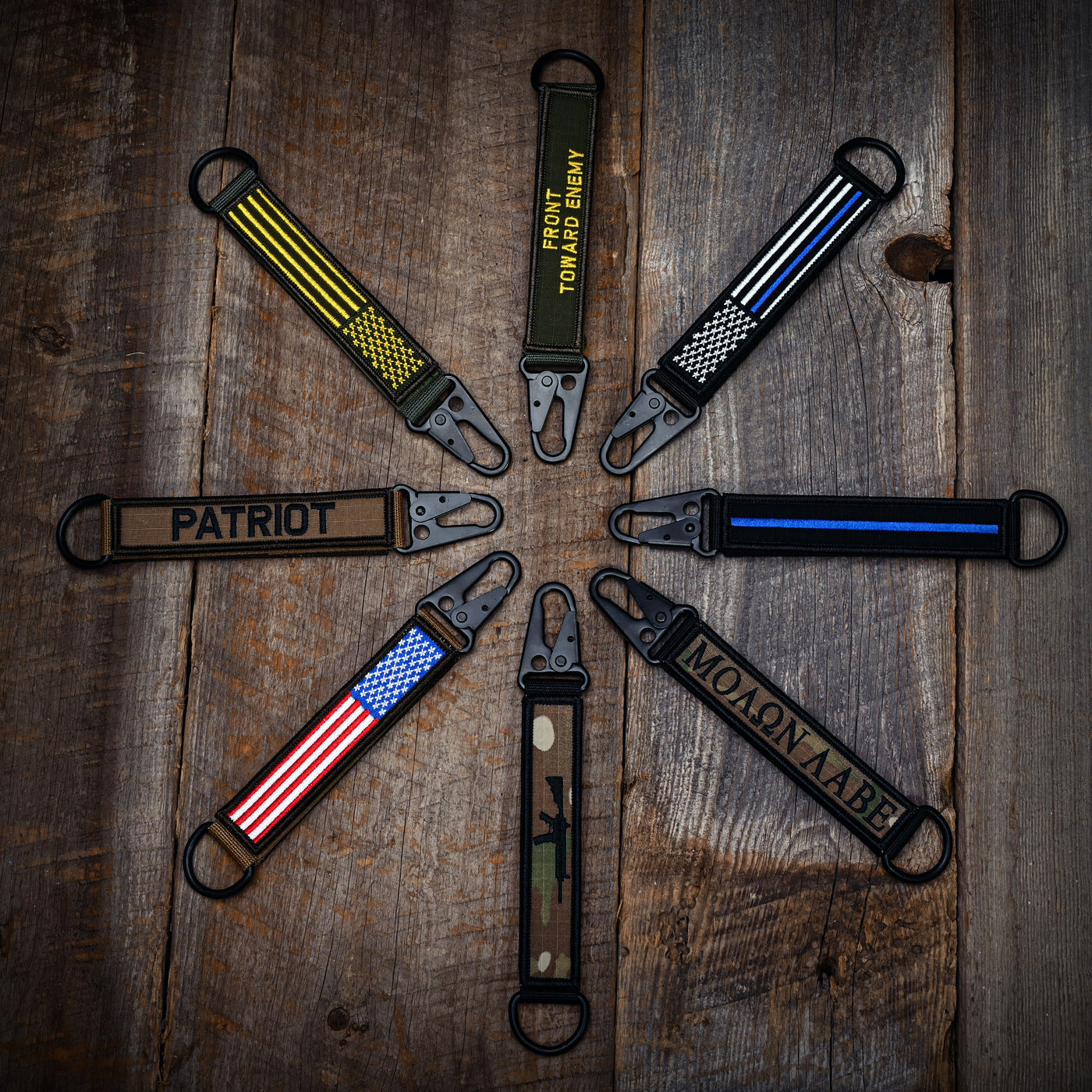 American Made Heavy Duty Tactical Keychain - Patriot