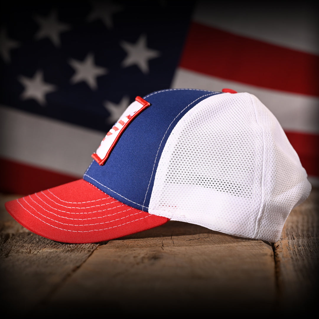 Freedom Eagle Red White & Blue Trucker Hat