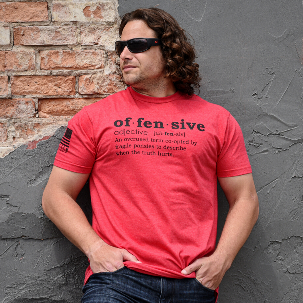 Men's Offensive Defined T-Shirt (Red)