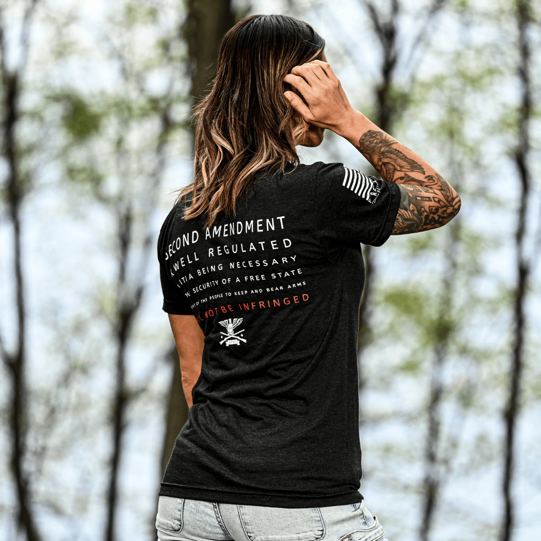 Women's Shall Not Be Infringed 2A Boyfriend Fit T-Shirt