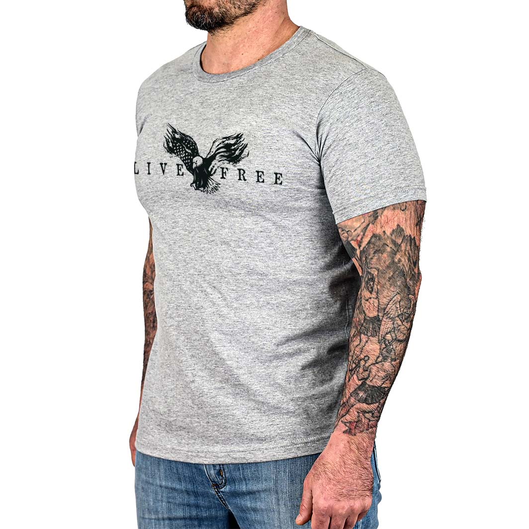 Men's Live Free Patriotic T-Shirt